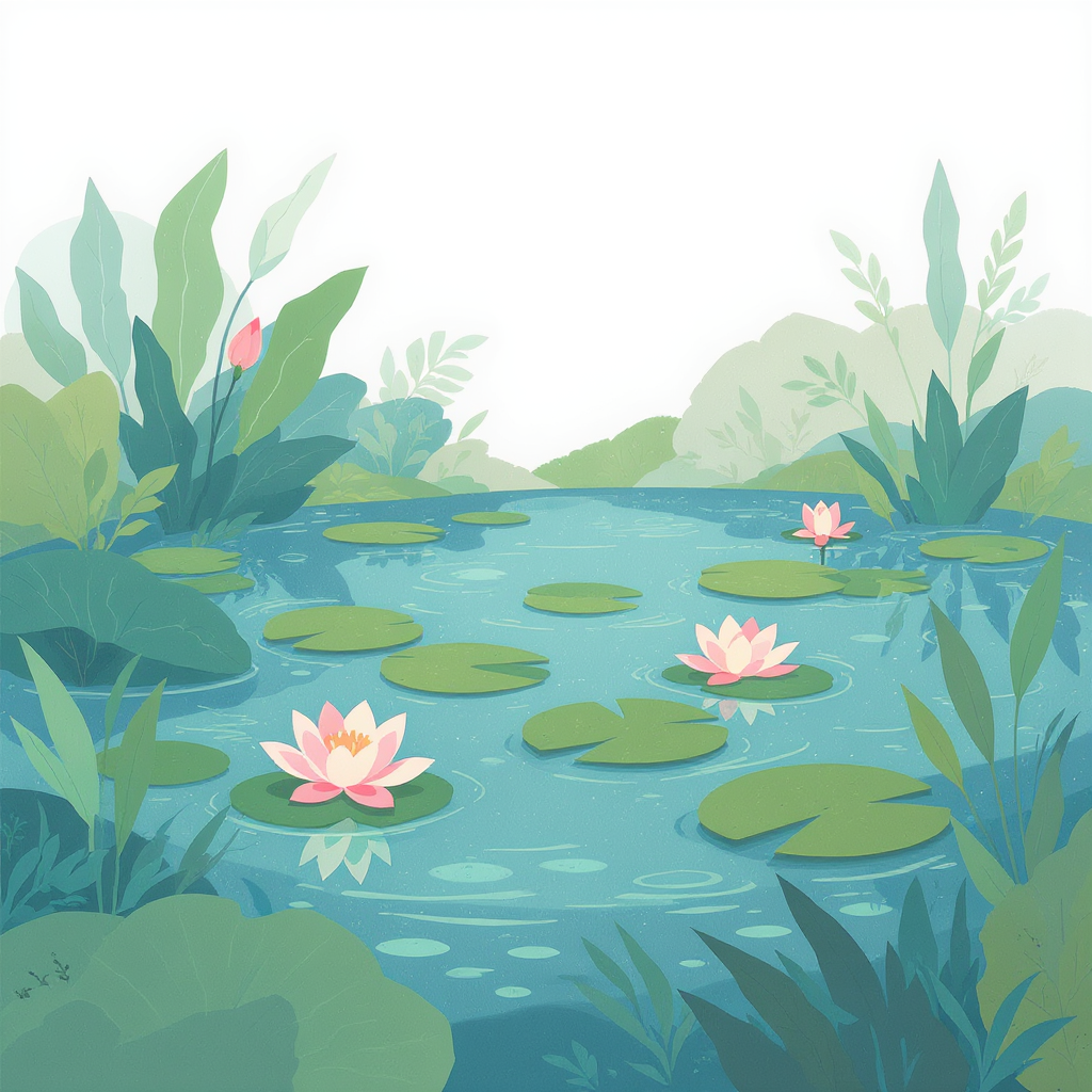 Lively Lotus Pond