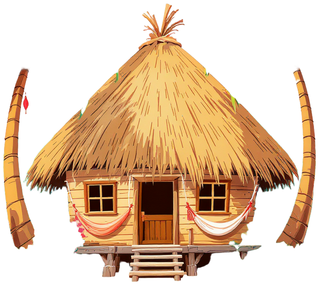 Tranquil Tropical Hut